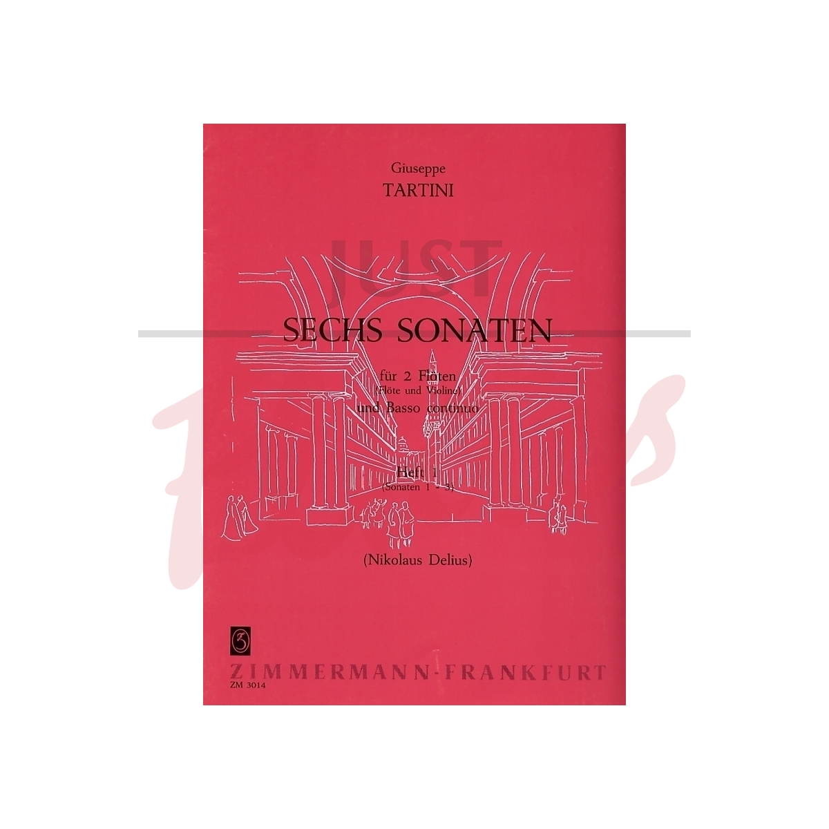 6 Sonatas Book 1 Nos 1-3 for Two Flutes or Treble Recorders and Basso Continuo